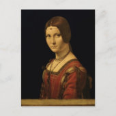 ミラノの裁判所からの婦人のポートレート ポストカード (正面)