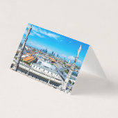 ミラノを望むテーブルの上にスピリッツのカクテル (裏面)