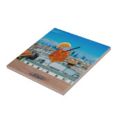 ミラノを望むテーブルの上にスピリッツのカクテル タイル (側面)