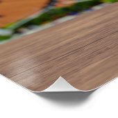 ミラノを望むテーブルの上にスピリッツのカクテル ポスター (コーナー)