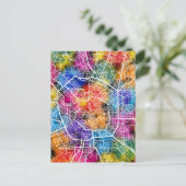 ミラノイタリアの地図 ポストカード (スタンド正面)