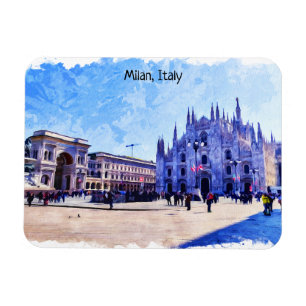 ミラノイタリアカテドラルパノラマビュー マグネット