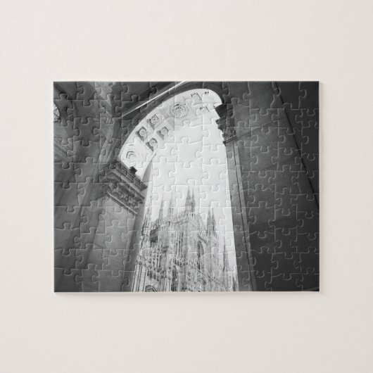 ミラノイタリアガレリアビューオブザドゥオモ ジグソーパズル (横)