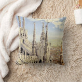ミラノイタリアゴシック大聖堂ドゥオモヴィンテージトラベル クッション (ブランケット)