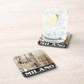 ミラノイタリアゴシック大聖堂ドゥオモヴィンテージトラベル コースター (右側)