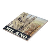 ミラノイタリアゴシック大聖堂ドゥオモヴィンテージトラベル タイル (側面)