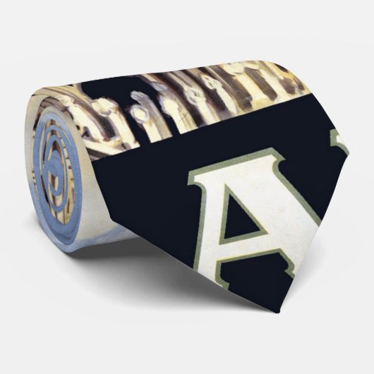 ミラノイタリアゴシック大聖堂ドゥオモヴィンテージトラベル ネクタイ (ロール)