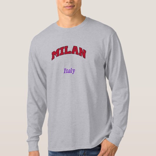 ミラノイタリアスウェットシャツ Tシャツ (正面)