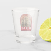 ミラノイタリアドゥオモディミラノトラベルアートヴィンテージ ショットグラス (裏面)