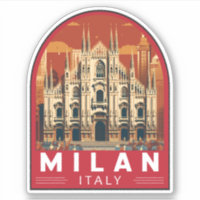 ミラノイタリアドゥオモディミラノトラベルアートヴィンテージ