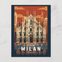 ミラノイタリアドゥオモディミラノトラベルアートヴィンテージ