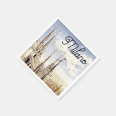 ミラノイタリアヴィンテージ スタンダードカクテルナプキン (角)