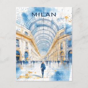 ミラノイタリア旅行 ポストカード