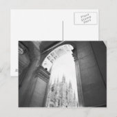 ミラノイタリア，ガレリアビューオブザドゥオモ ポストカード (正面/裏面)