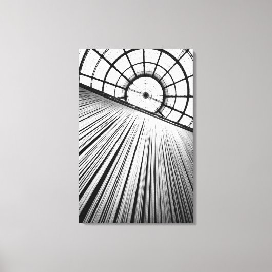 ミラノイタリア、ザガレリアにディスプレイ キャンバスプリント (正面)