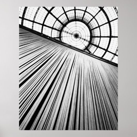 ミラノイタリア、ザガレリアにディスプレイ ポスター (正面)