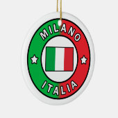 ミラノイタリア セラミックオーナメント (右)