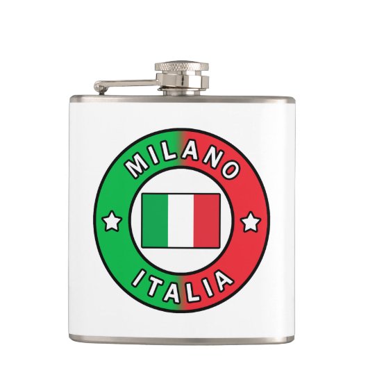 ミラノイタリア フラスク (正面)