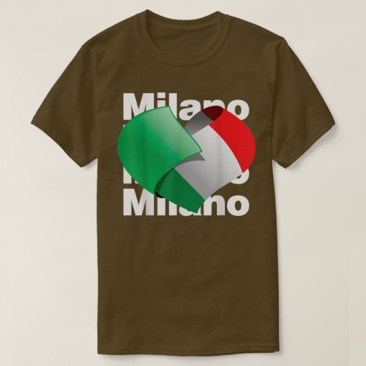 ミラノイタリア Tシャツ (デザイン正面)