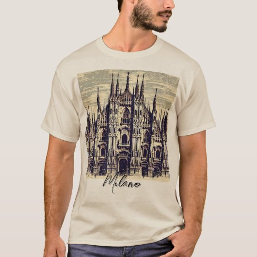 ミラノイタリアTシャツ Tシャツ (正面)