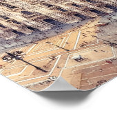 ミラノカテドラルイタリアウォーターカラーアート ポスター (角)