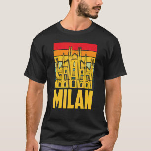 ミラノカテドラルfromイタリアドムデミラン tシャツ