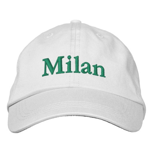 ミラノシティプライド 刺繍入りキャップ (正面)