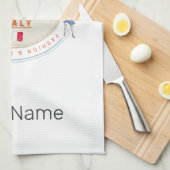 ミラノスカイラインイタリアヴィンテージファッションロンバルディ キッチンタオル (四つ折り)