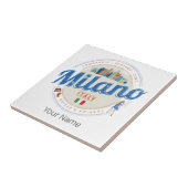 ミラノスカイラインイタリアヴィンテージファッションロンバルディ タイル (側面)