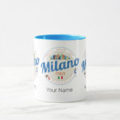 ミラノスカイラインイタリアヴィンテージファッションロンバルディ マグカップ (中央)
