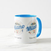 ミラノスカイラインイタリアヴィンテージファッションロンバルディ マグカップ (正面右)