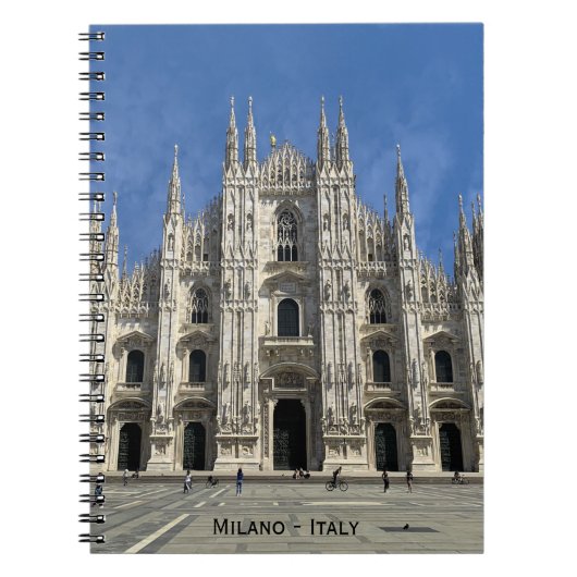 ミラノドゥオモ大聖堂 – イタリア ノートブック (正面)