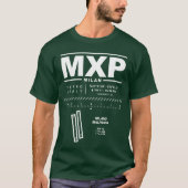 ミラノマルペンサ空港MXP Tシャツ (正面)