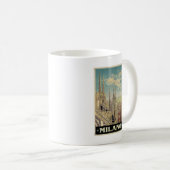 ミラノミラノイタリアヴィンテージトラベルコーヒーマグ コーヒーマグカップ (正面右)