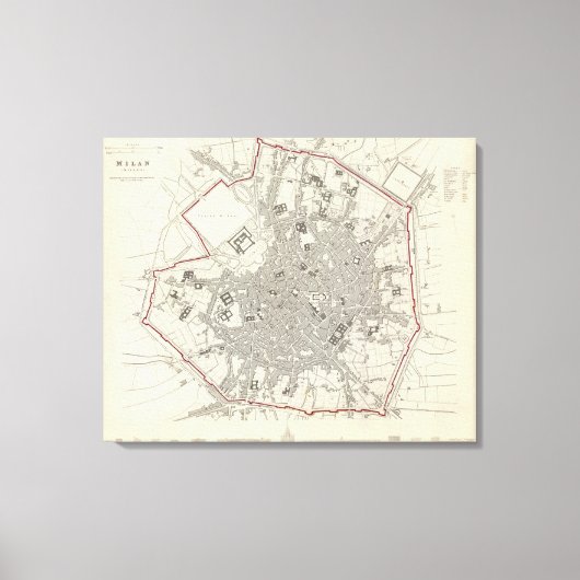ミラノミラノ キャンバスプリント (正面)