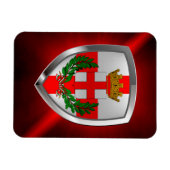 ミラノメトタリック・エンブレム マグネット (横)