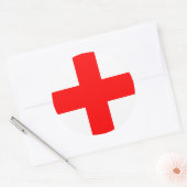 ミラノ国旗 ラウンドシール (封筒)