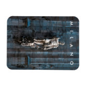 ミラノ大聖堂ドーム像建築記念碑 マグネット (横)