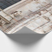 ミラノ大聖堂教会。美しいイタリアン寺 ラッピングペーパー (角)