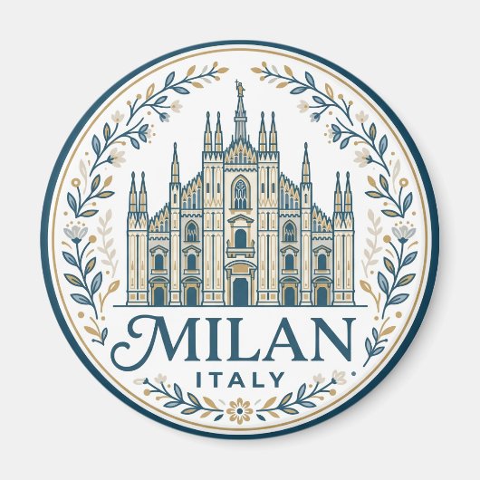 ミラノ大聖堂 イタリア マグネット (正面)