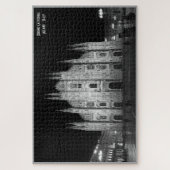 ミラノ大聖堂 – イタリア – 白黒の写真 ジグソーパズル (縦)