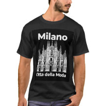 ミラノ大聖堂 - シッタ デッラ モーダ - 黒Tシャツ