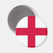 ミラノ市旗ミラノ・イタリアItaliaシンボルクロス マグネット (正面/裏面)