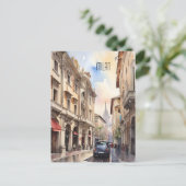 ミラノ水彩画 ポストカード (スタンド正面)