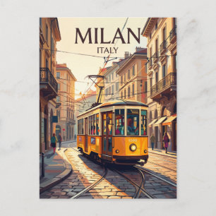 ミラノ1500系路面電車 イタリア ポストカード