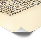 ミラノ・イタリア1493中世クロニクル古書 ポスター (コーナー)