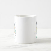 ミラノ イタリア モノグラム M のイニシャル入りギフト コーヒーマグカップ (中央)
