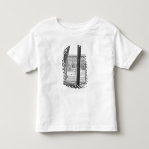 ミラノ イタリア、ラ・スカーラ歌劇場の窓からの眺め トドラーTシャツ