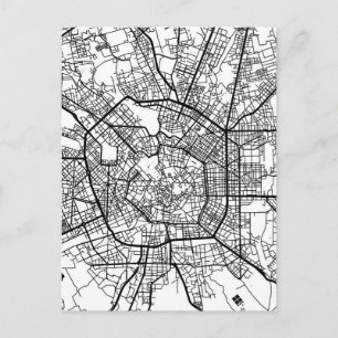 ミラノ イタリア 地図 ポストカード