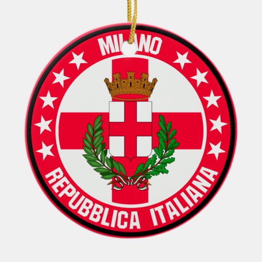 ミラノ セラミックオーナメント (正面)